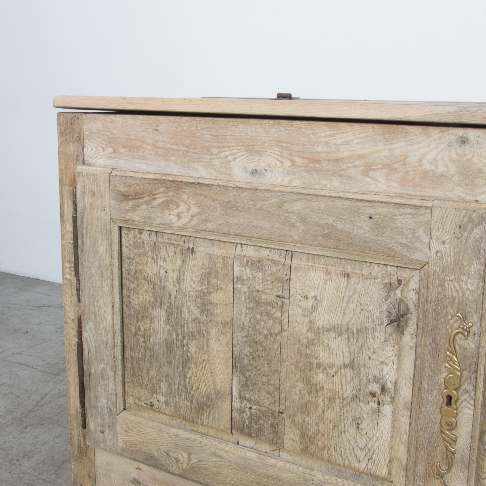 Early 19th Century Two-Door Oak Chest 5
