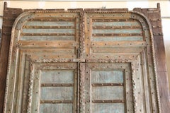 Early 19th Century Unique Heavily Reinforced Custom Made Court Yard Doors