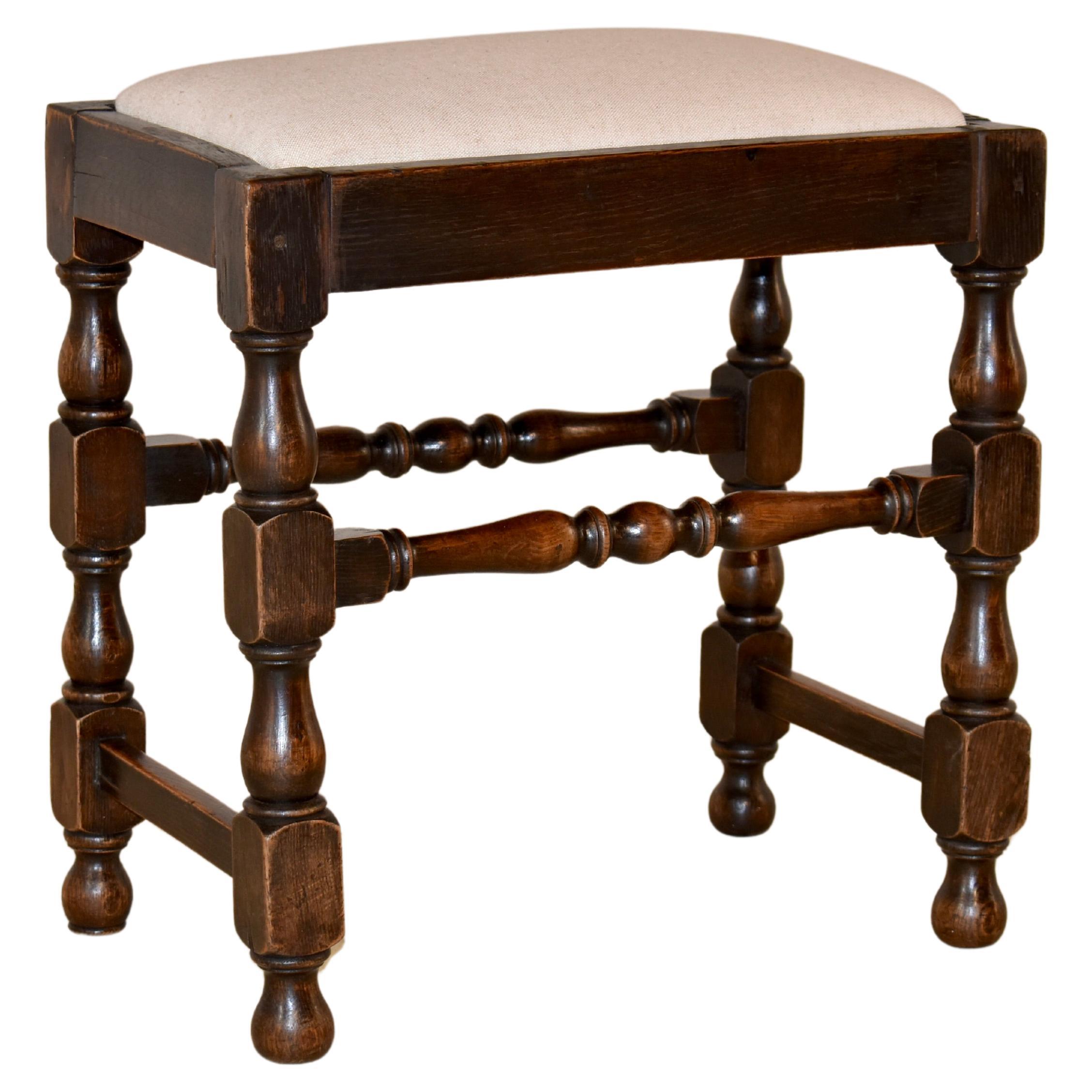 Early 19th Century Upholstered Stool