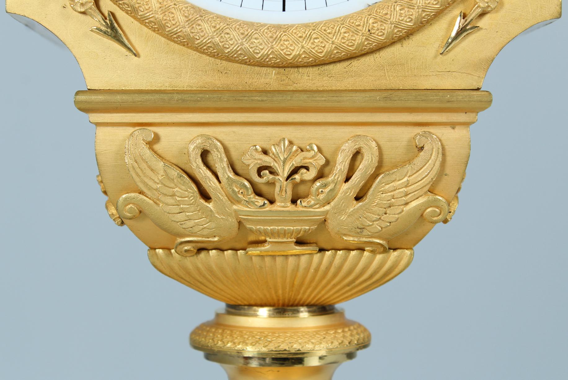 Frühes 19. Jahrhundert Vase Pendule, Pendeluhr, Tardy à Lyon, Empire um 1820 im Zustand „Gut“ im Angebot in Greven, DE