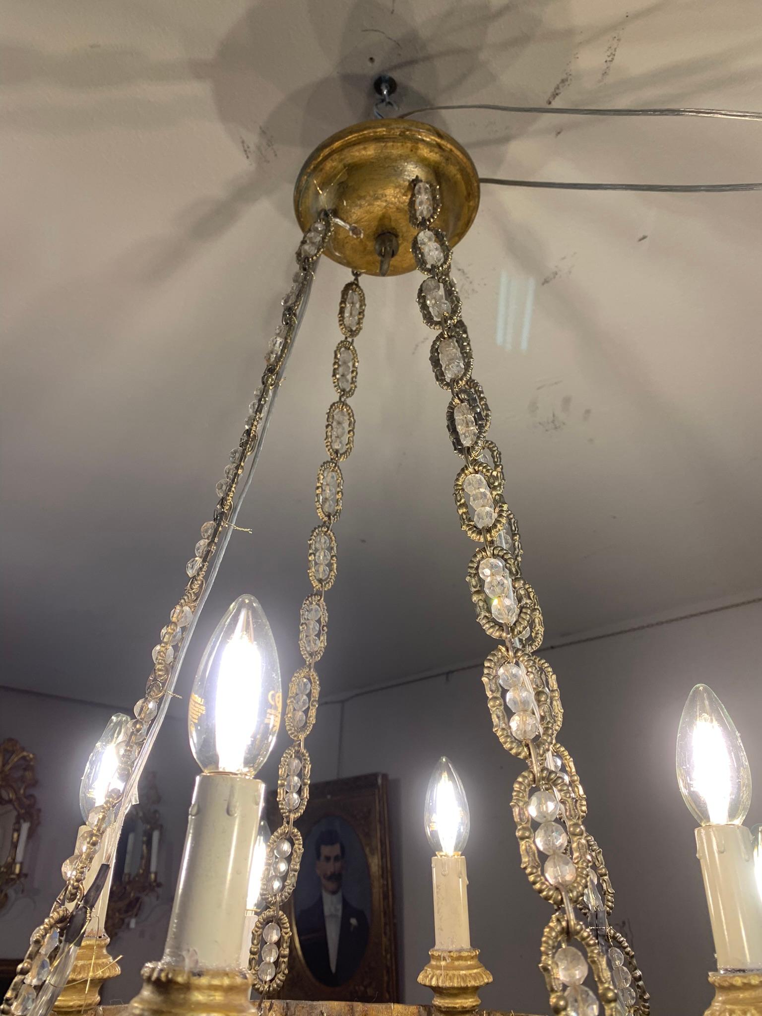 Early 19th Century Vatican State Chandelier For Sale 5