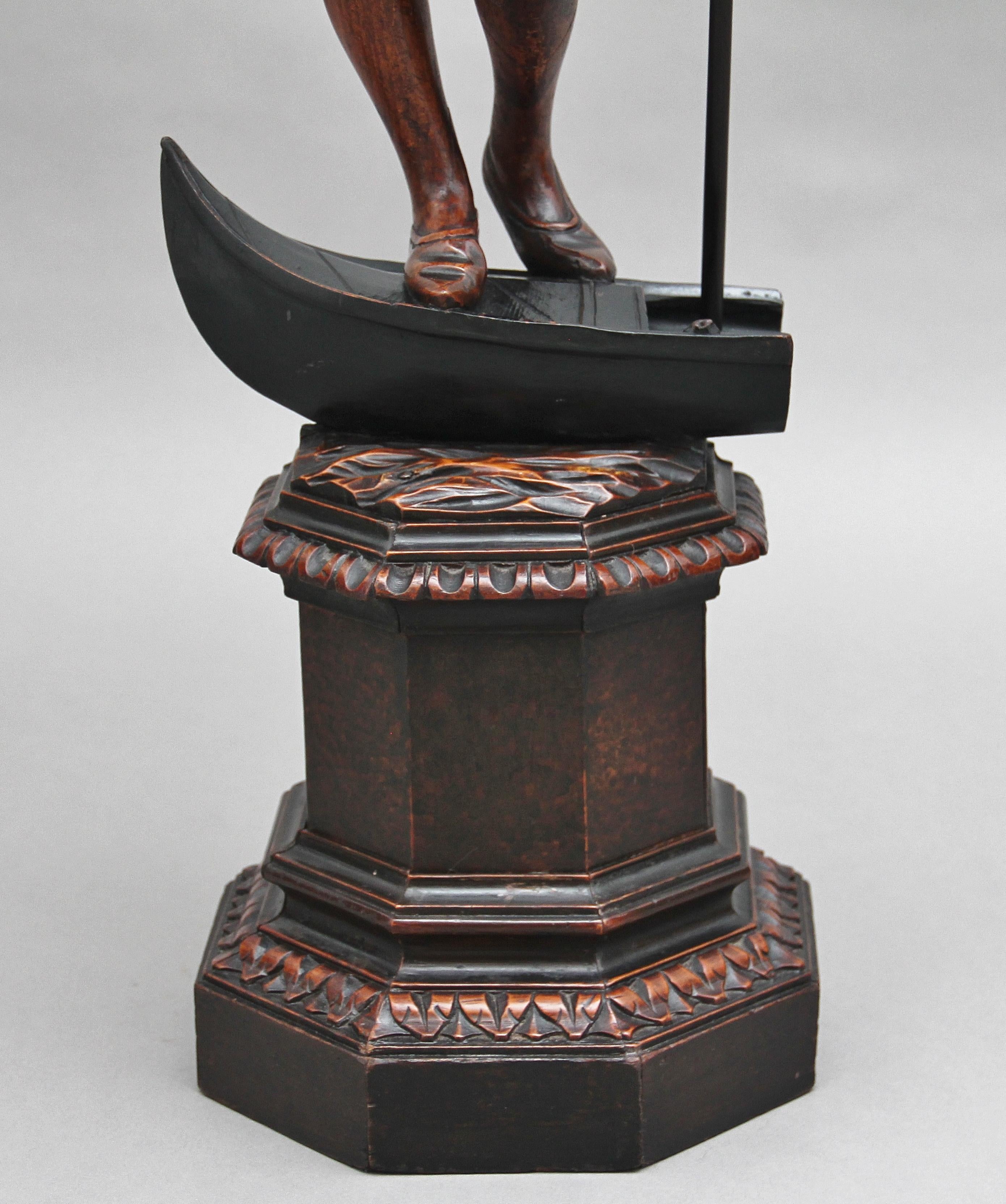 Early 19th Century Venetian Figure Stand For Sale 4