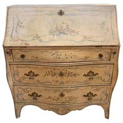 Early 19th Century Venetian Hand Painted Secretary