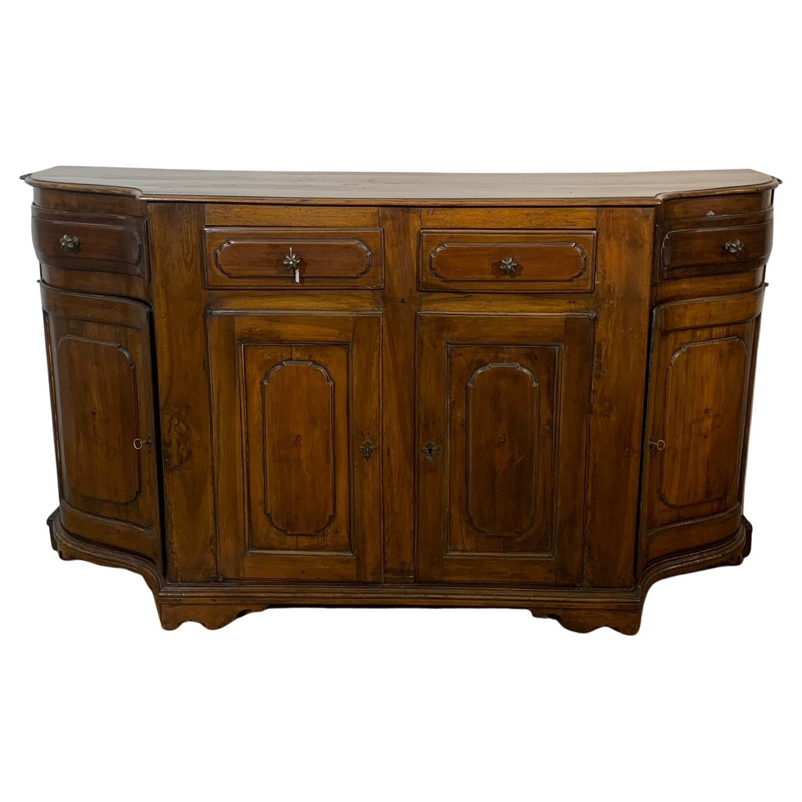 Early 18th Century, Venetian Walnut Sideboard