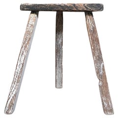 Tabouret vernaculaire du début du 19e siècle