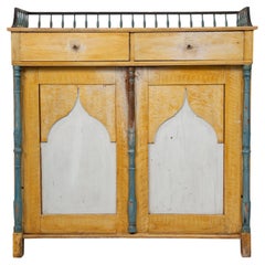 Early 19th Century Vibrant Swedish Empire Country Sideboard