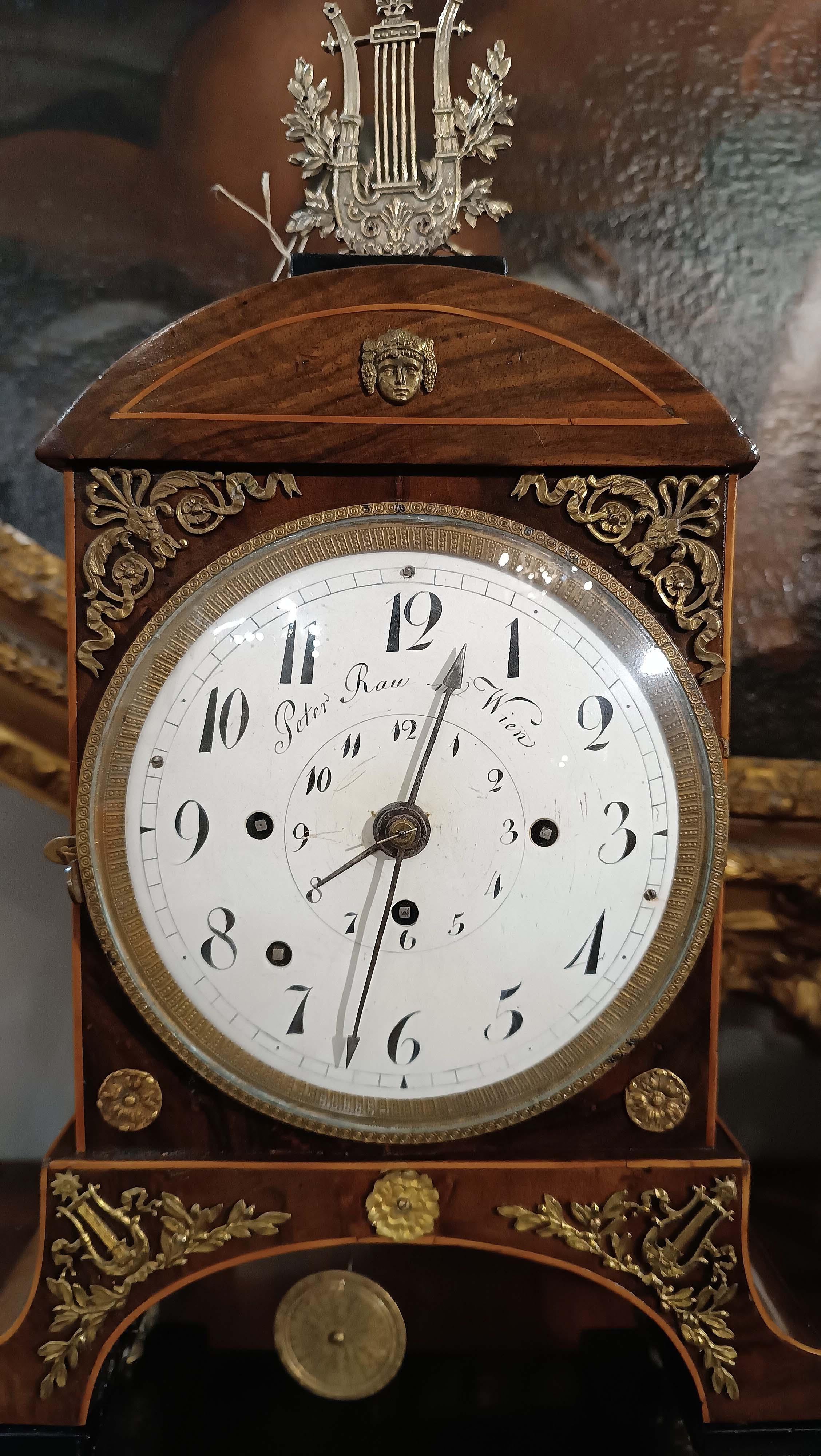 Empire EARLY 19th CENTURY VIENNESE EMPIRE CLOCK For Sale