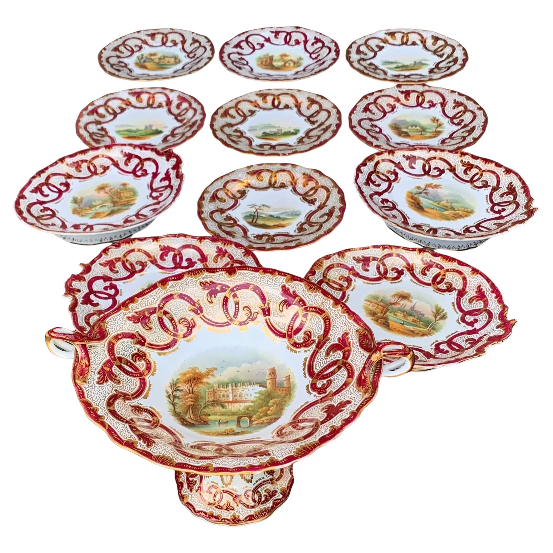 Early 19th Century W. Adams & Sons Stoke-Upon-Trent. English Staffordshire  For Sale
