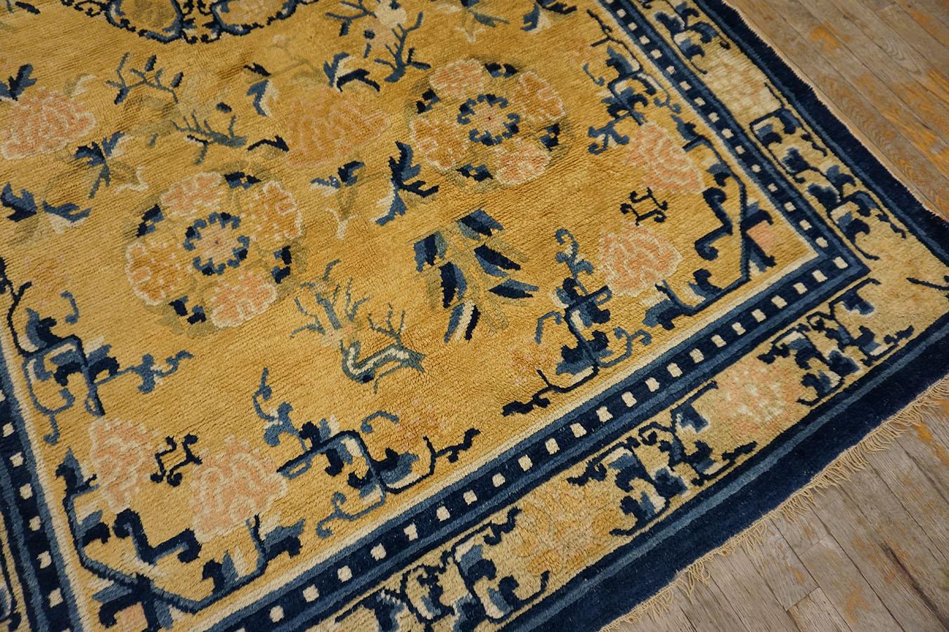 Early 19th Century W. Ningxia Carpet 	 For Sale 4
