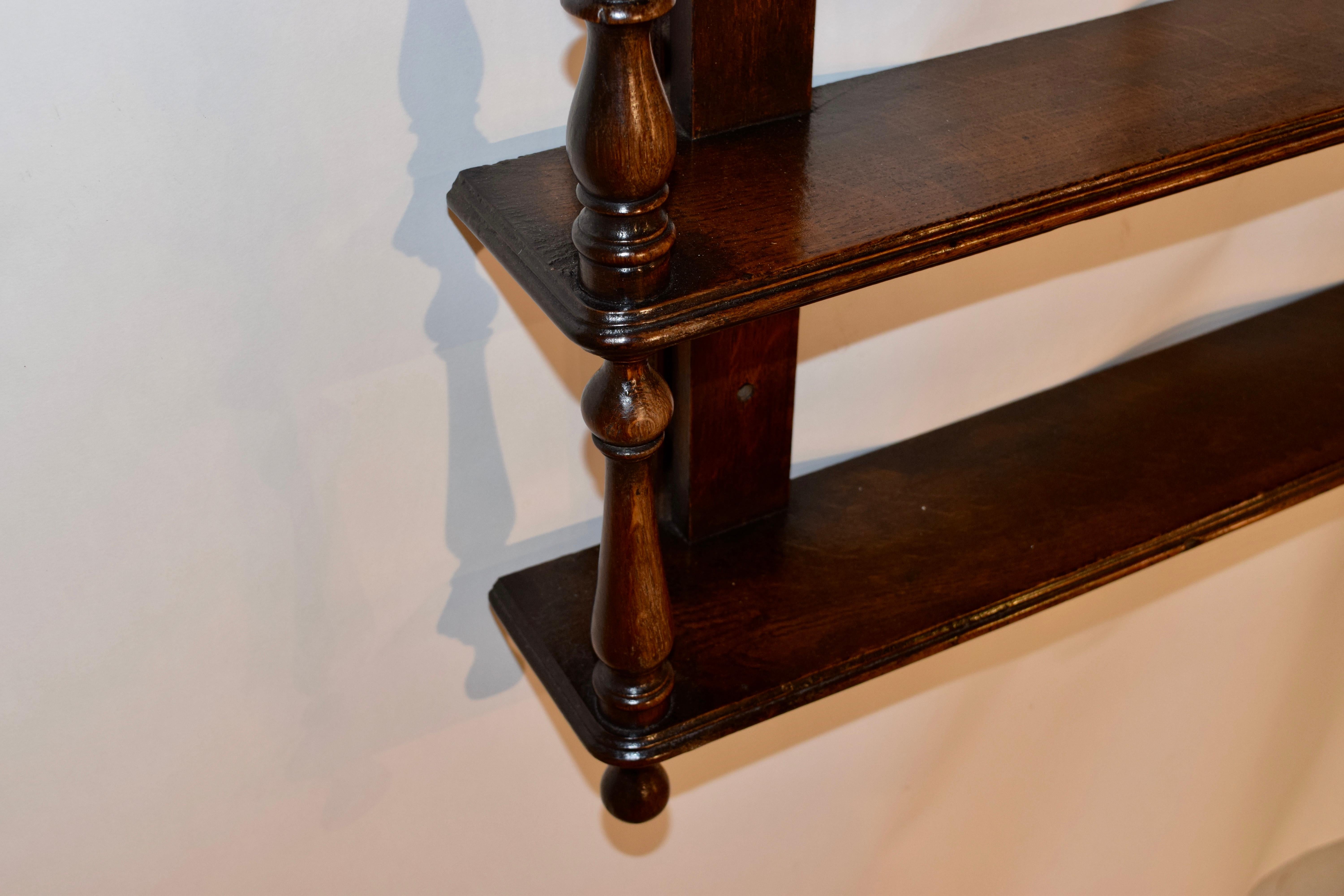 English Early 19th Century Wall Shelf For Sale