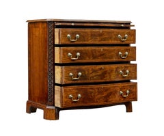 Early 19th century walnut chest of drawers