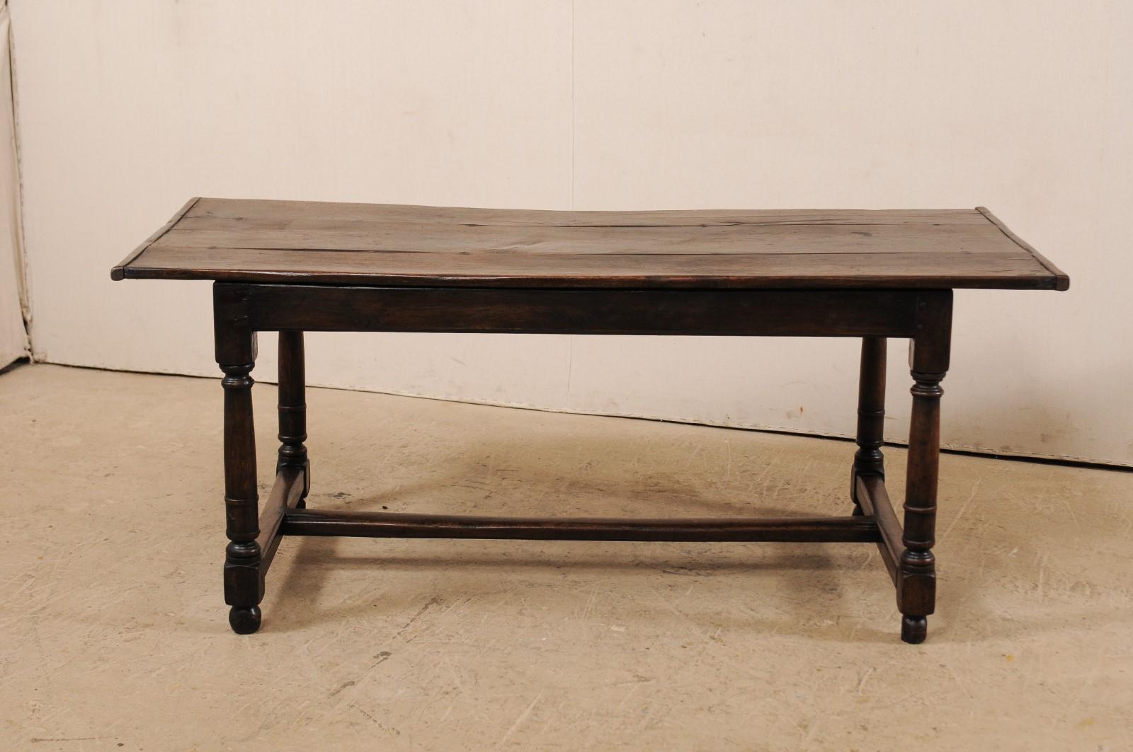 Early 19th Century Walnut Dining Table or Desk from Italy 6