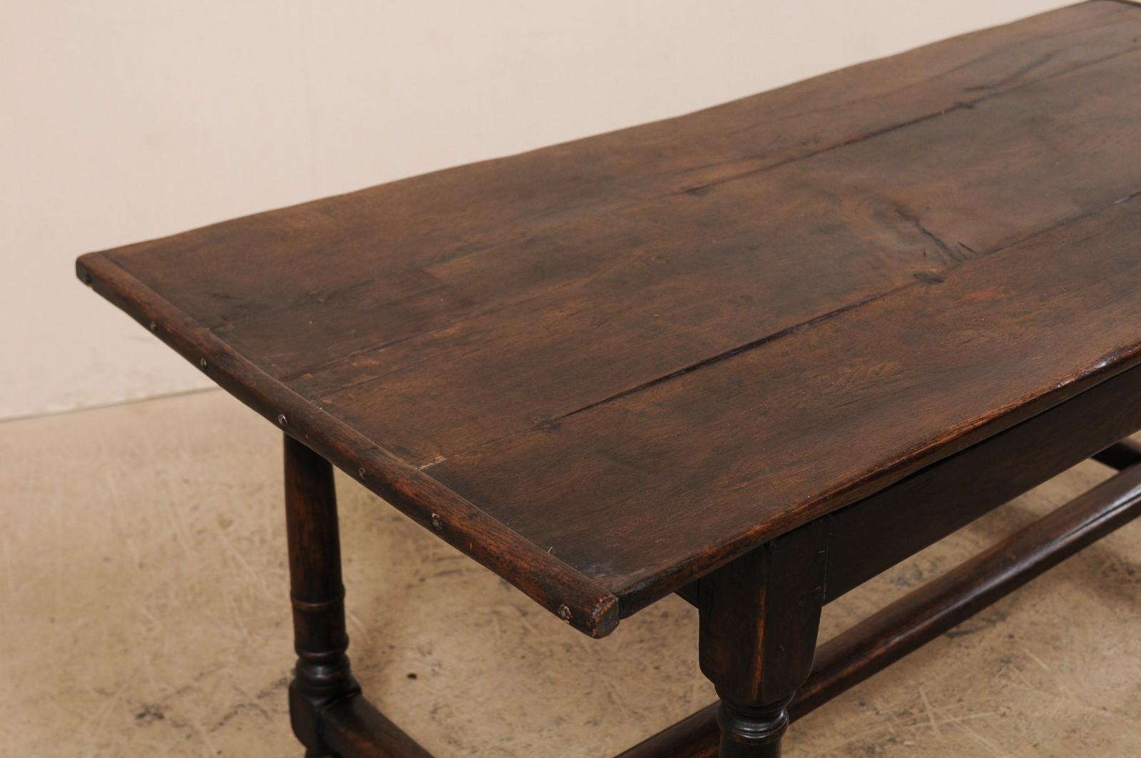 Early 19th Century Walnut Dining Table or Desk from Italy 1