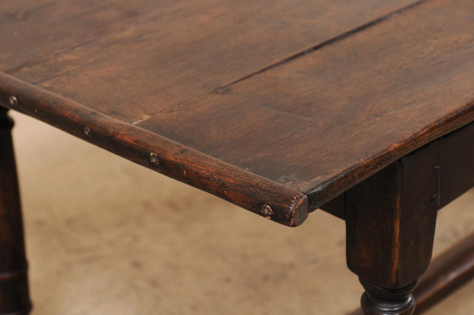 Early 19th Century Walnut Dining Table or Desk from Italy 2