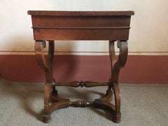 Italy Early 19th Century Walnut Vanity Table