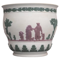 Early 19th Century Wedgwood Tricolor Jasperware Jardiniere