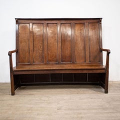 Early 19th Century Welsh Borders Oak Settle