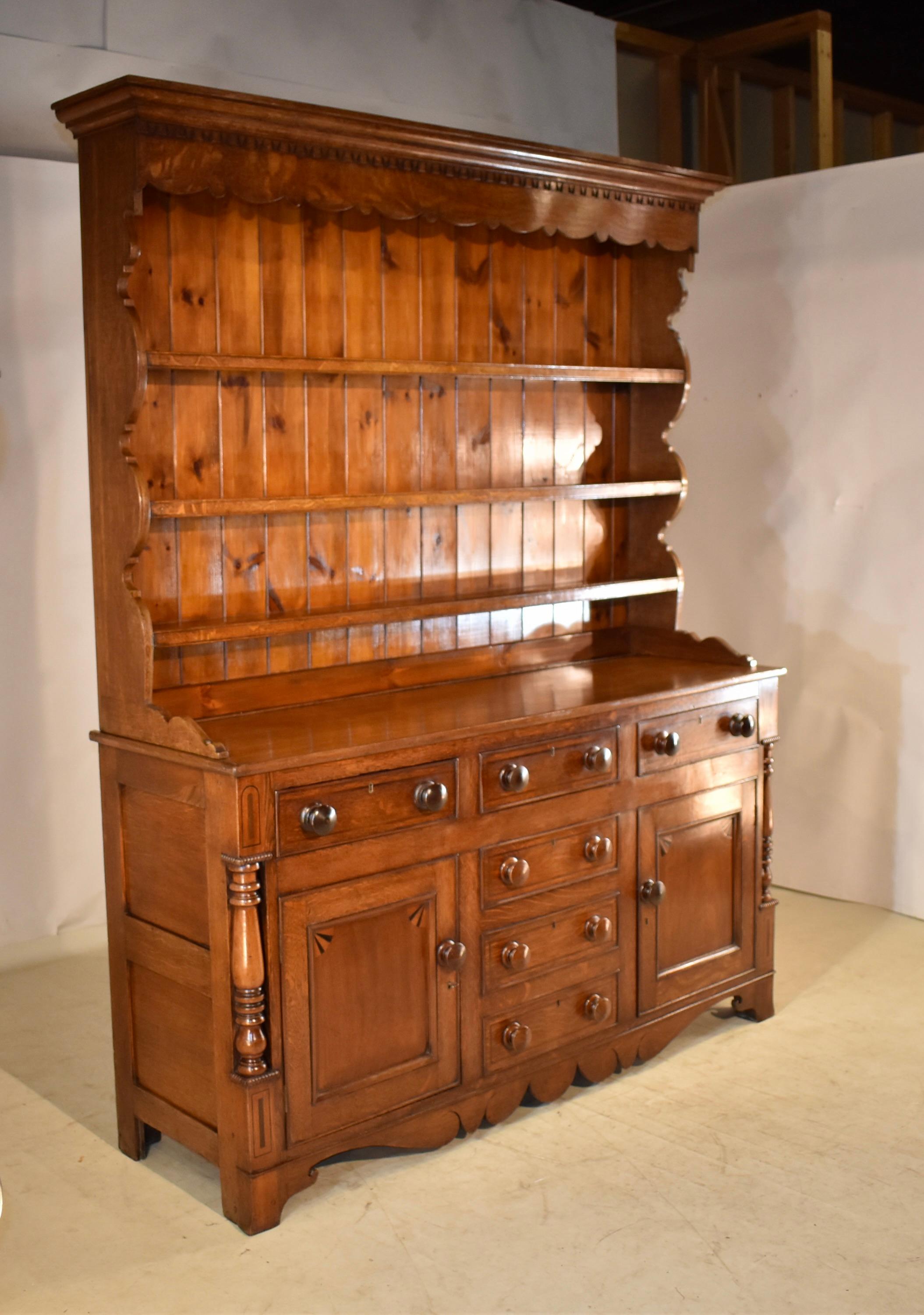 Early 19th Century Welsh Dresser In Good Condition For Sale In High Point, NC