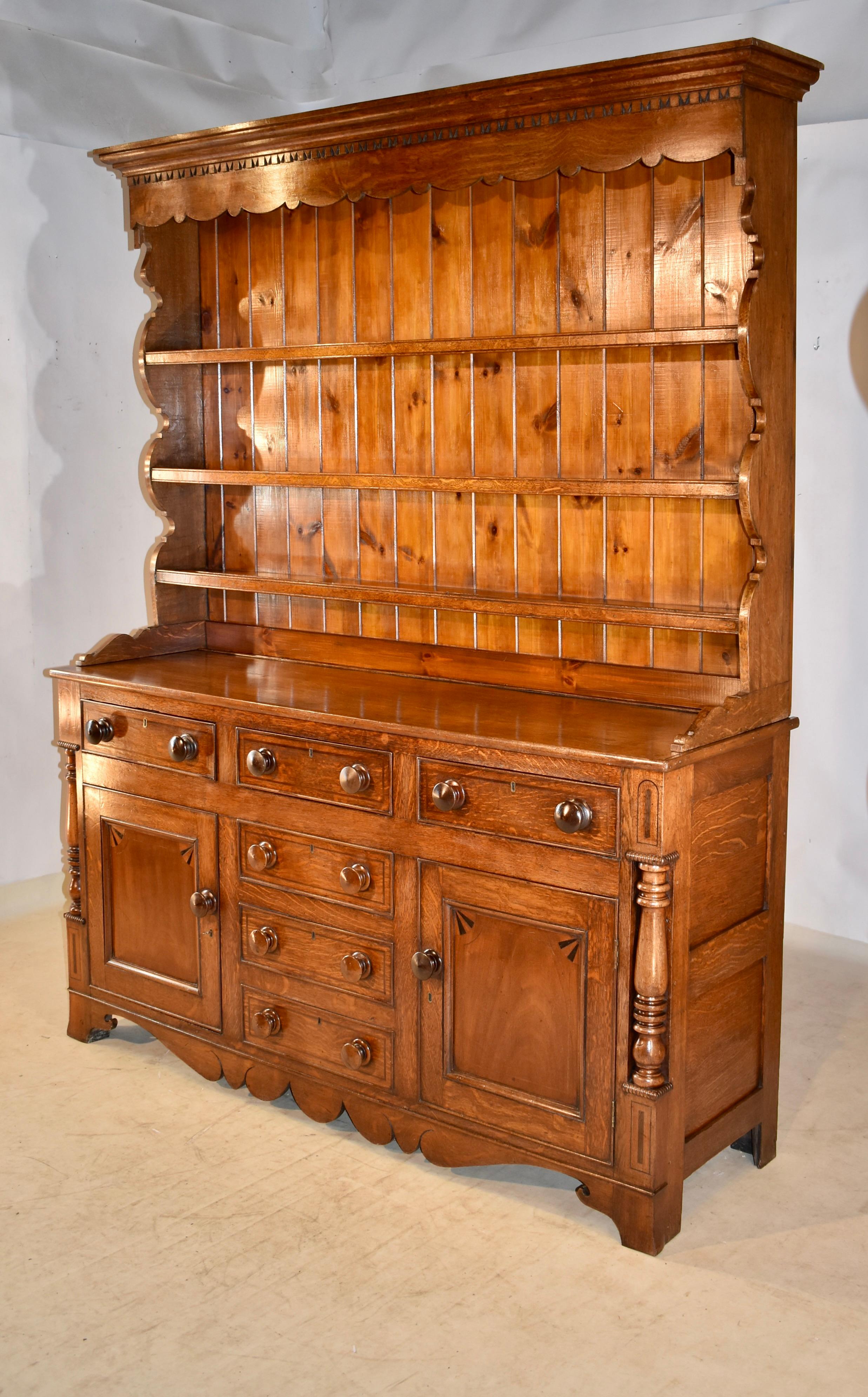 Oak Early 19th Century Welsh Dresser For Sale