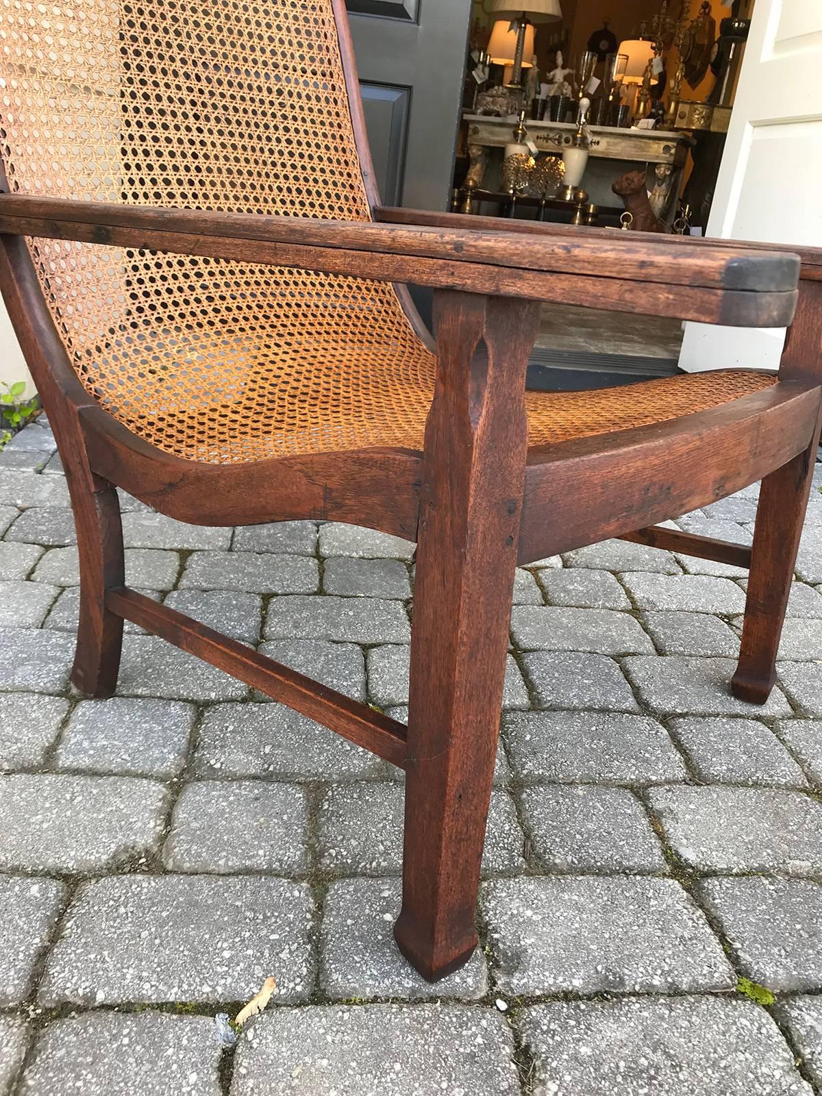 Early 19th Century West Indies Planters Chair In Good Condition In Atlanta, GA