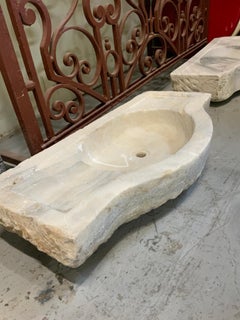 Early 19th Century White Marble Sink