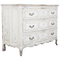 white painted chest of drawers Early 19th Century White Painted Chest of Drawers