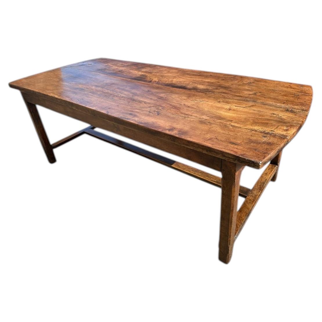 Early 19th Century Wide Walnut Dining Table