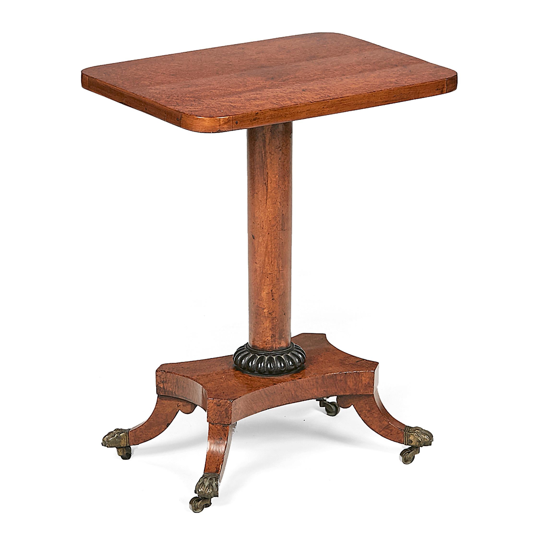 Early 19th Century William IV Amboyna Occasional Table In Excellent Condition In New York, NY