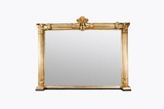 Early 19th Century William IV Large Overmantel Mirror with Gilt Frame