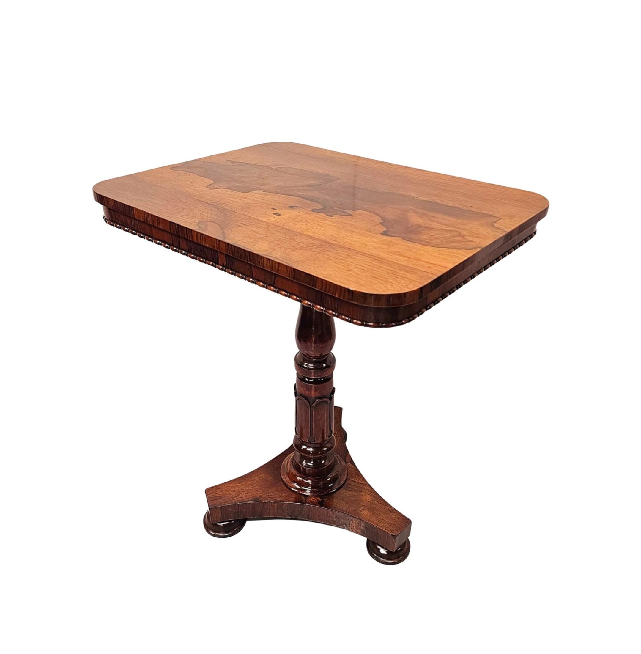 Irish Early 19th Century William IV Occasional Table Attributed To Williams and Gibton For Sale