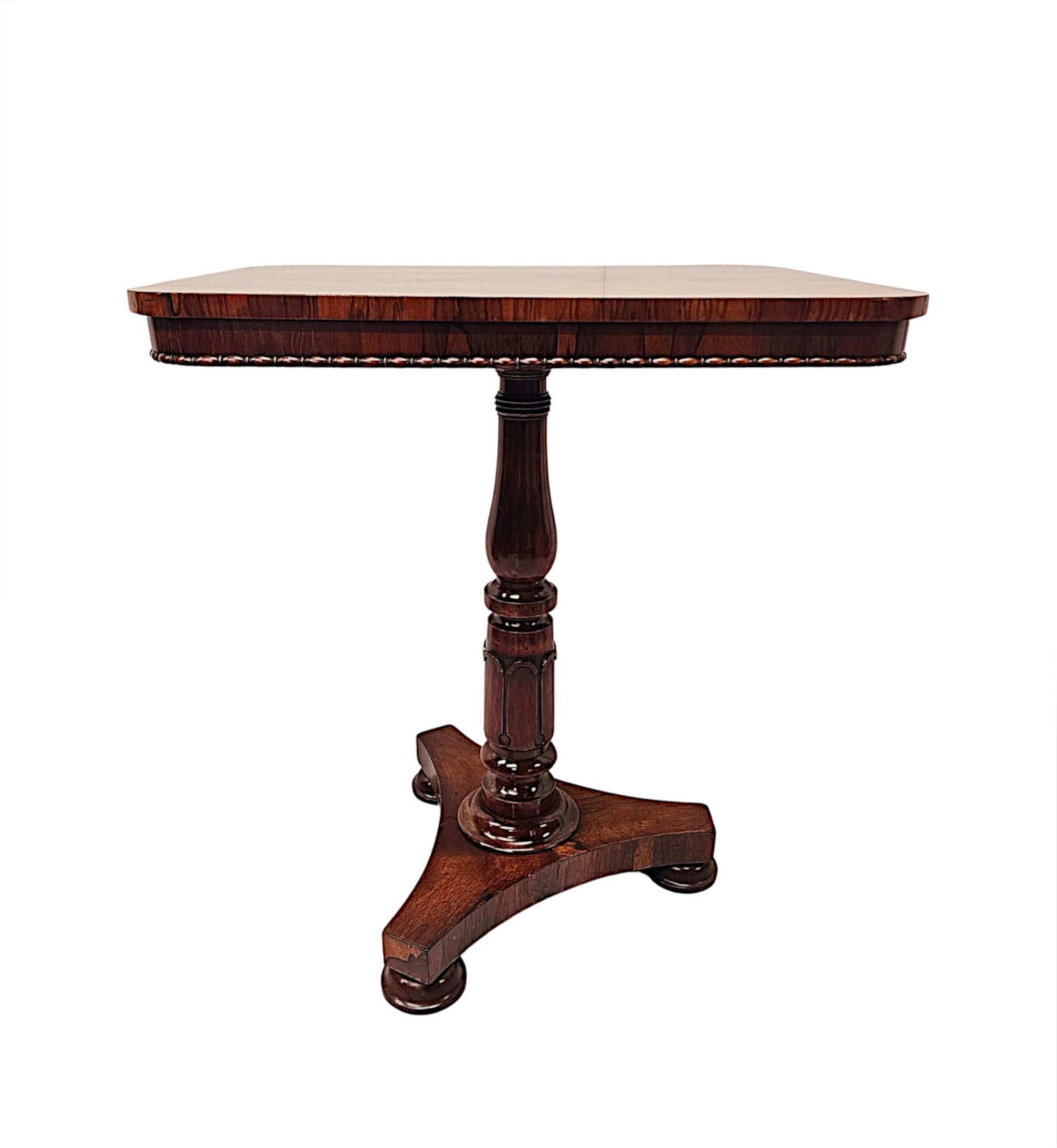 Early 19th Century William IV Occasional Table Attributed To Williams and Gibton In Good Condition For Sale In Dublin, IE