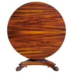 Early 19th Century William IV Period Goncalo Alves Centre Table