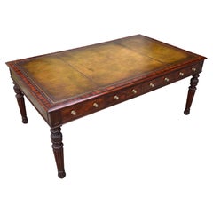 Early 19th Century William IV Period Library Partners Writing Table