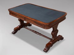 Early 19th Century William IV Period Mahogany Library Writing Table