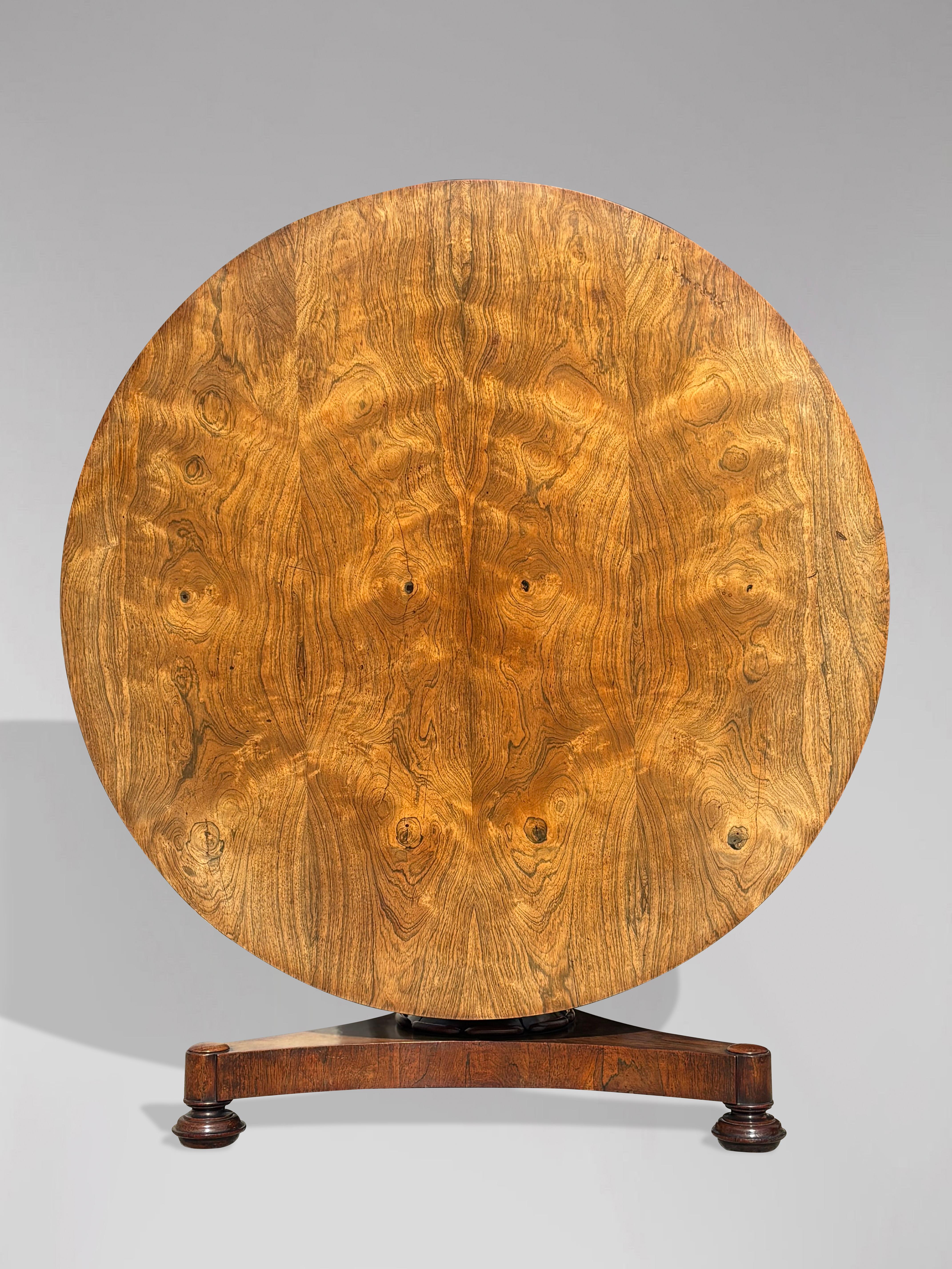 Britannique Table de centre en palissandre du début du 19e siècle, époque William IV en vente