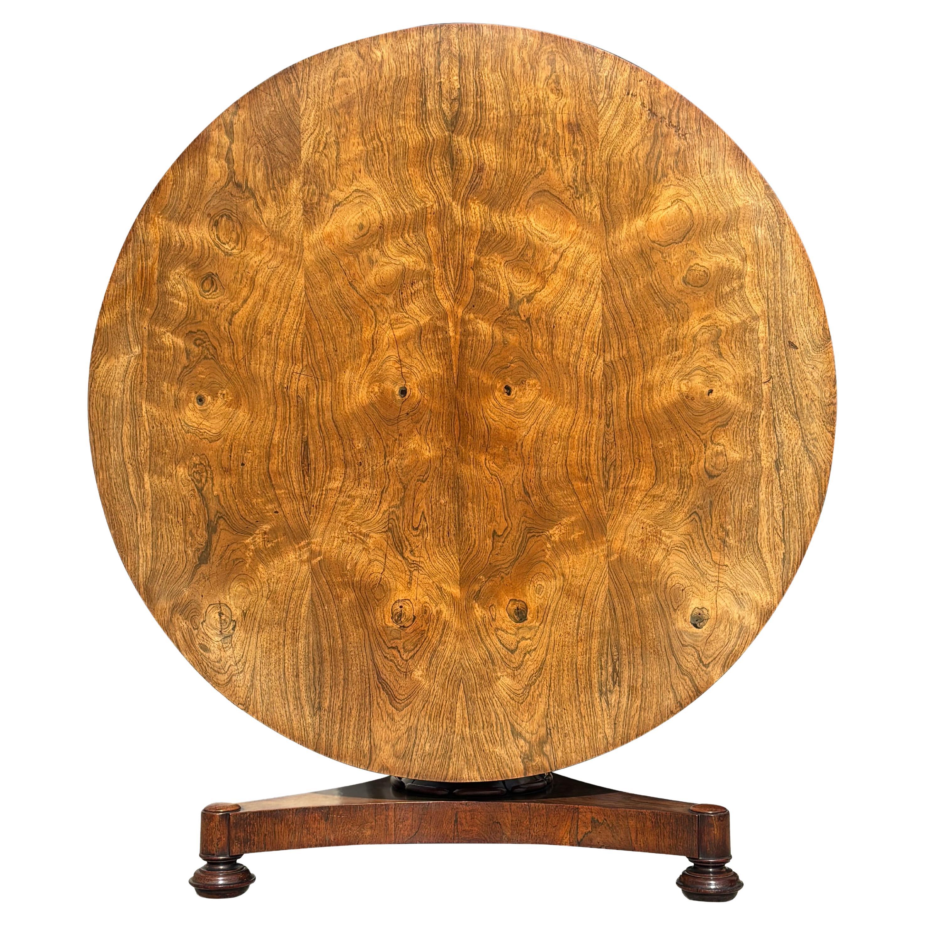 Early 19th Century William IV Period Rosewood Centre Table