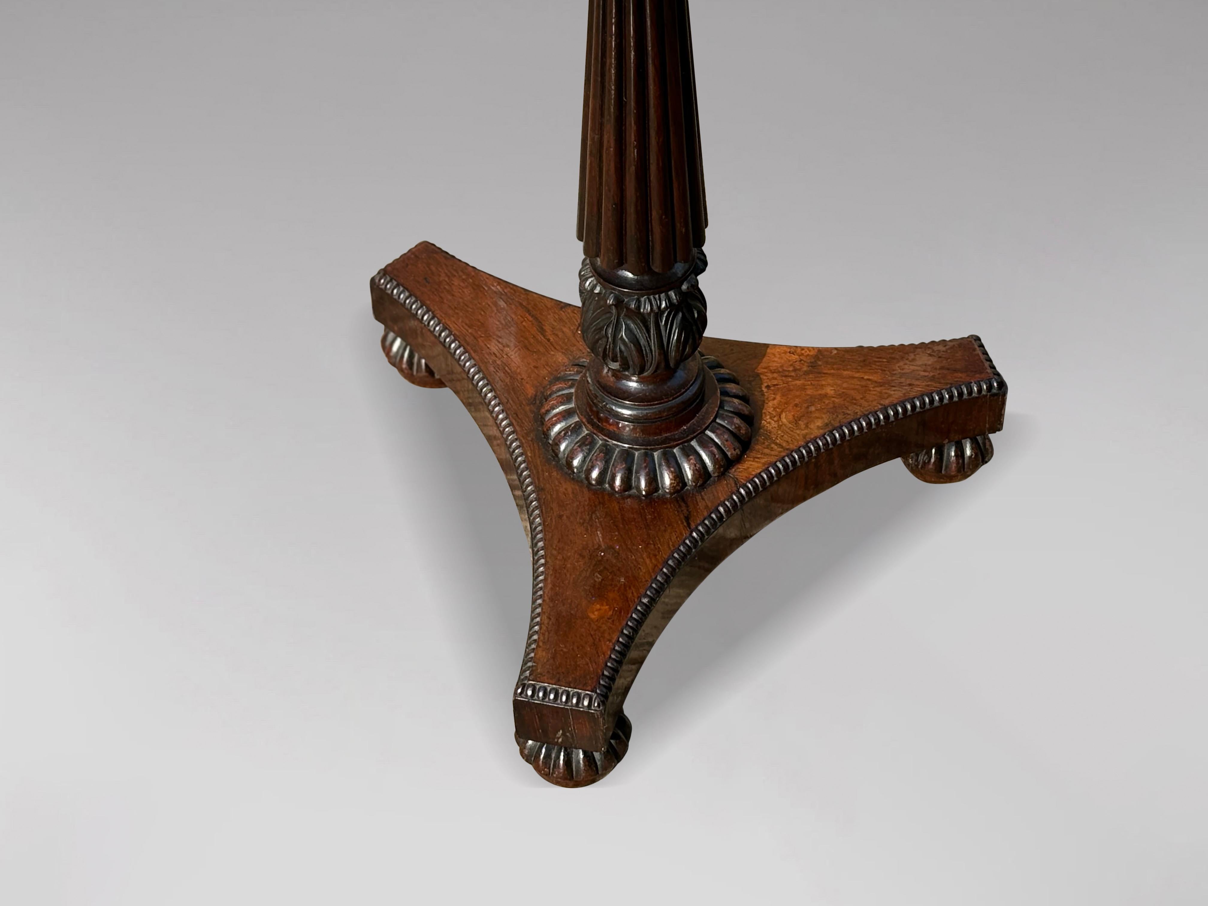 Early 19th Century William IV Period Rosewood Terrestrial Globe on Stand For Sale 5