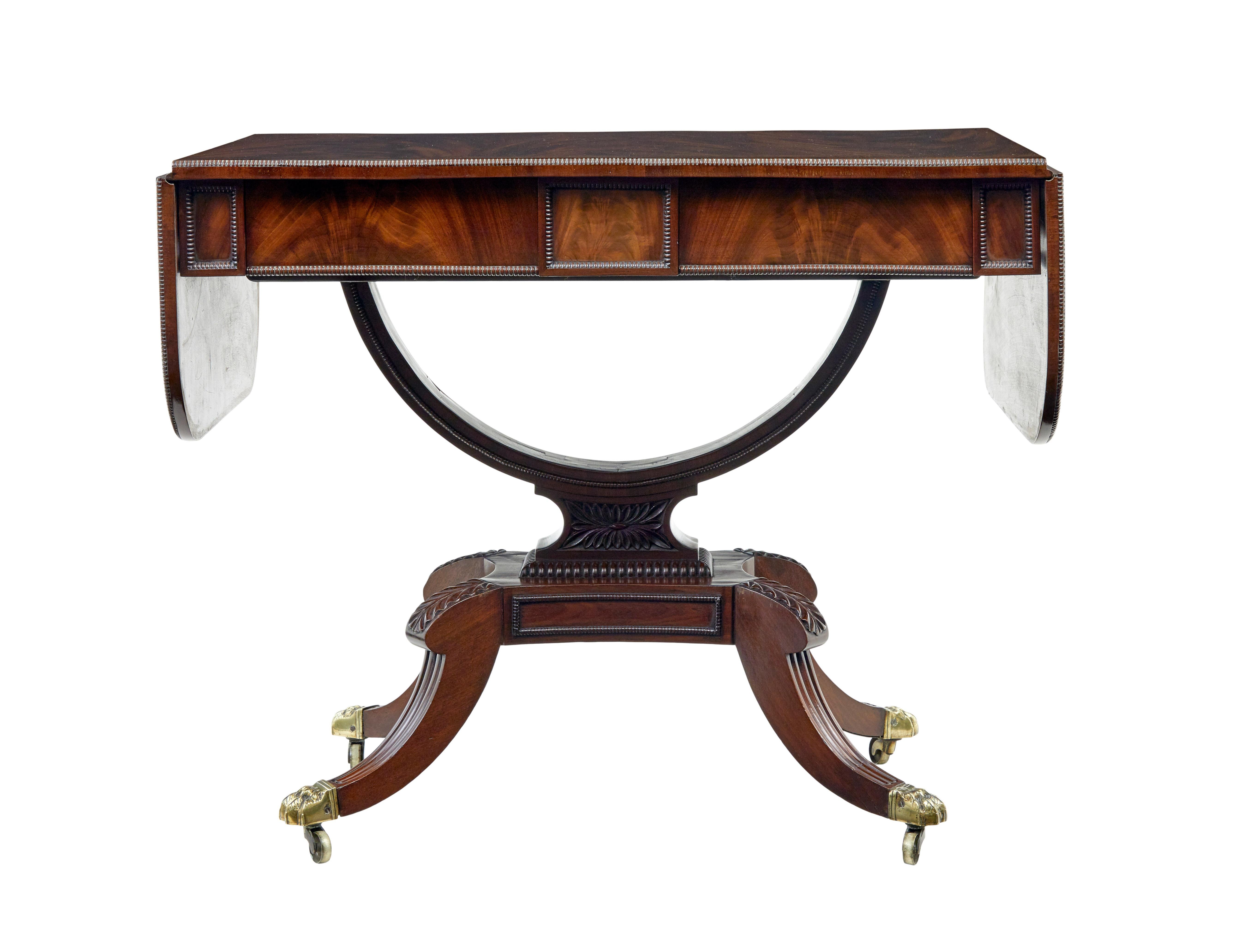 Regency Early 19th century William IV sofa table For Sale