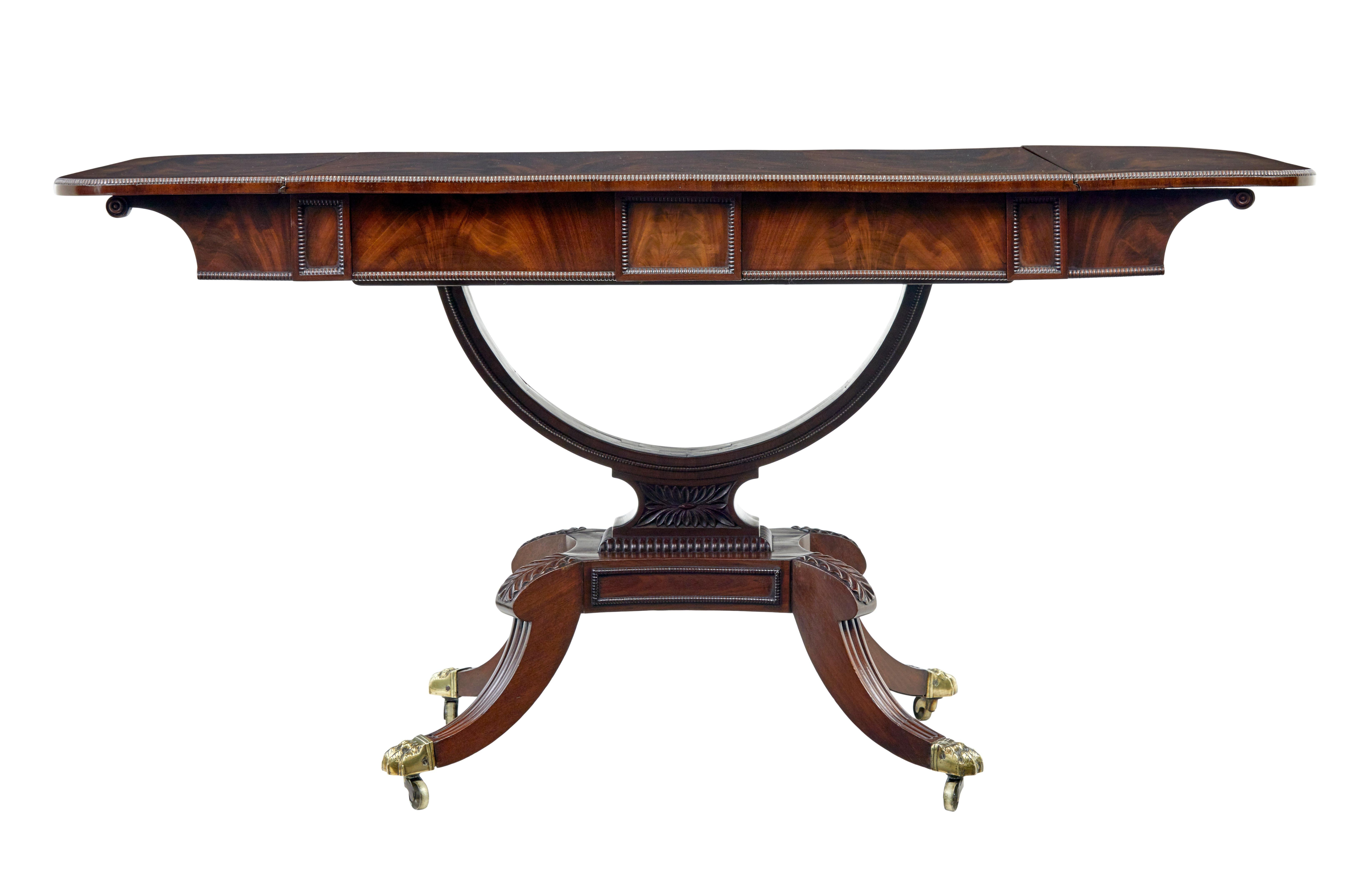 English Early 19th century William IV sofa table For Sale