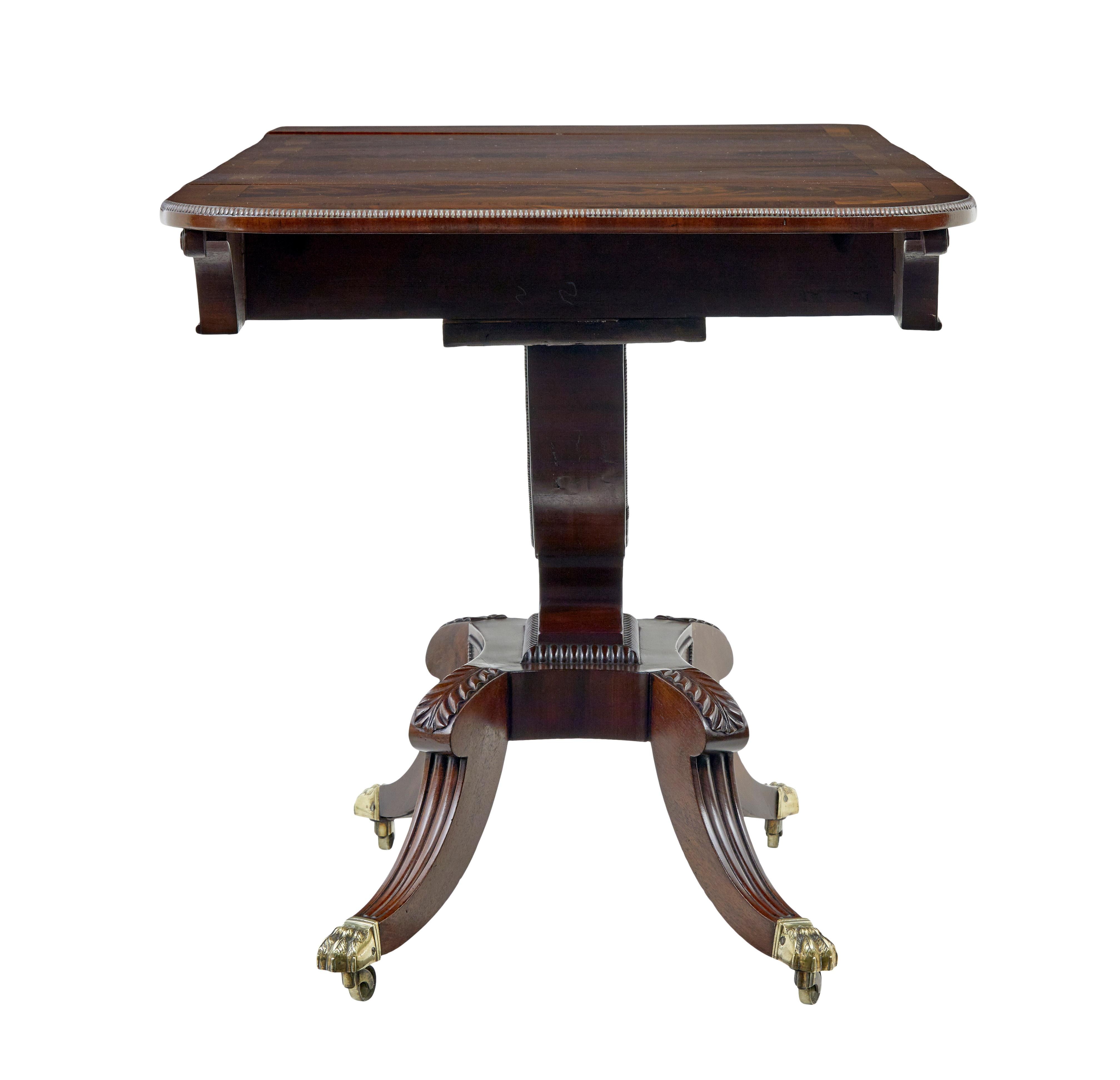 Beaded Early 19th century William IV sofa table For Sale