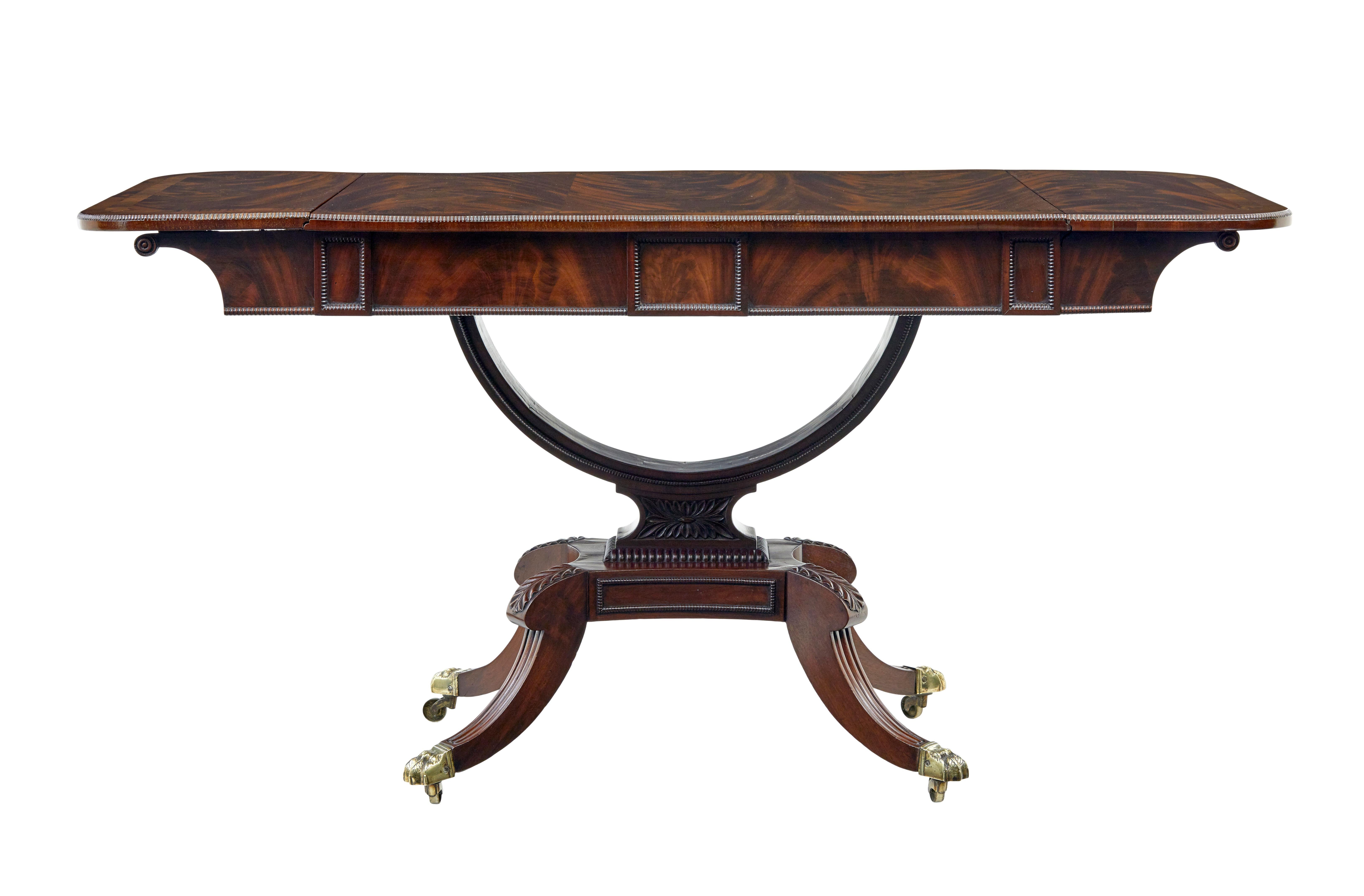 Early 19th century William IV sofa table In Good Condition For Sale In Debenham, Suffolk