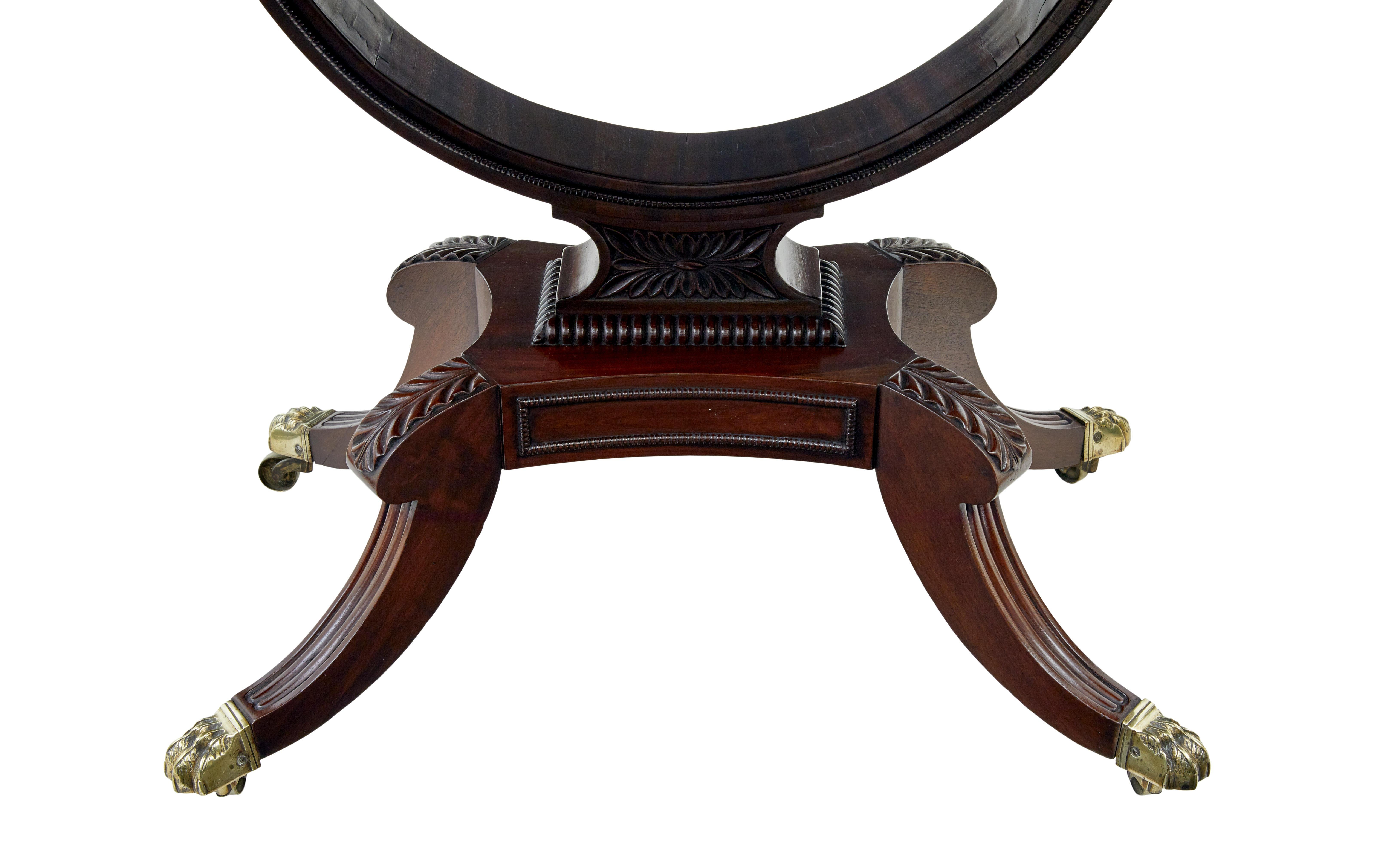 19th Century Early 19th century William IV sofa table For Sale