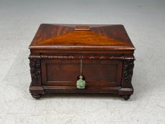 Early 19th Century Wine Cooler. Cellarette, Rosewood, Regency, Lead Lined.