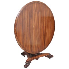 Early 19th Century Zebrawood Centre Table