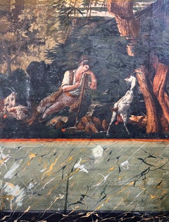 First Edition early 19th Century Zuber Paravent of Mongin's 'Les Vues d'Italie"