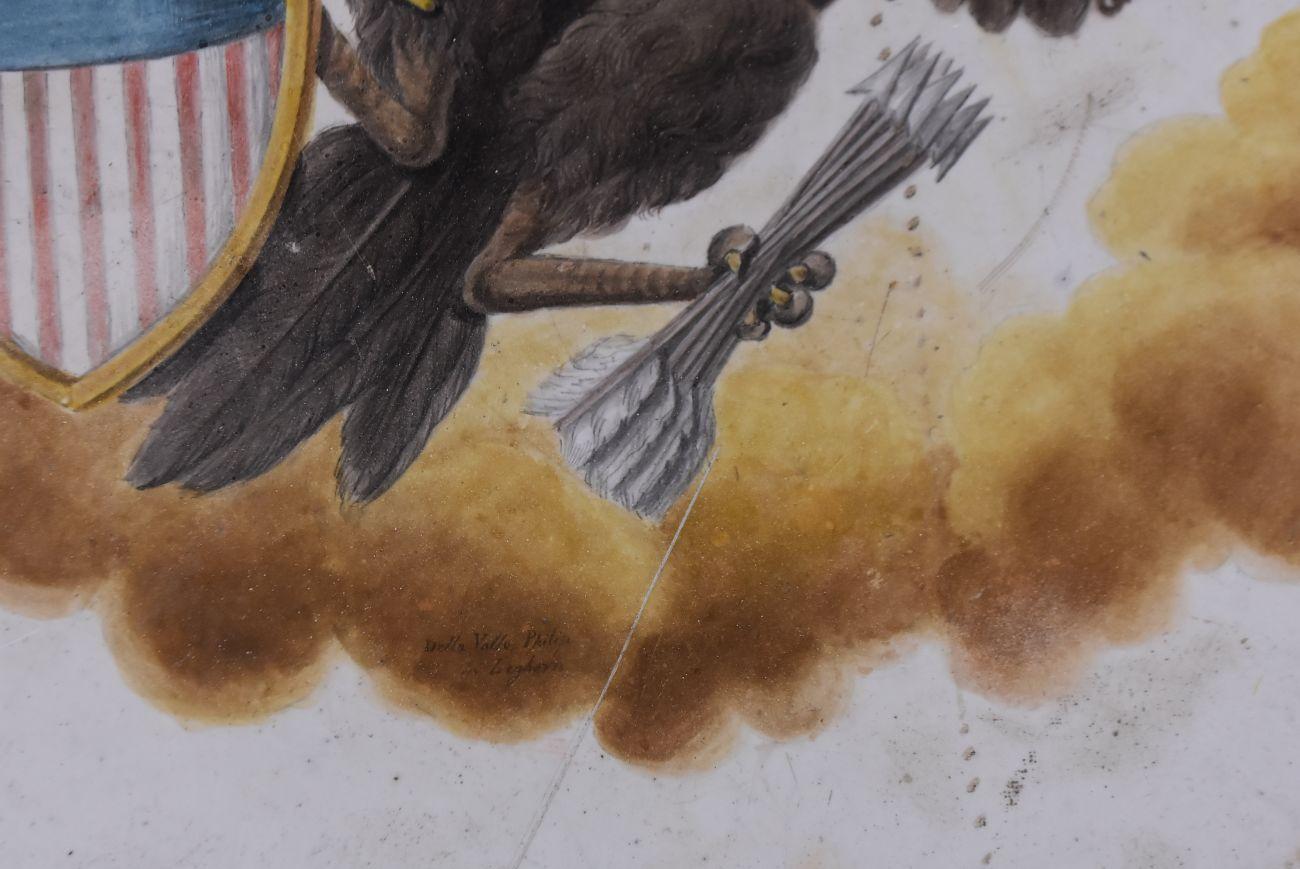 Frühes amerikanisches historisches Gueridon-Scagliole des frühen 19. Jahrhunderts, signiert von Della Valle im Angebot 2