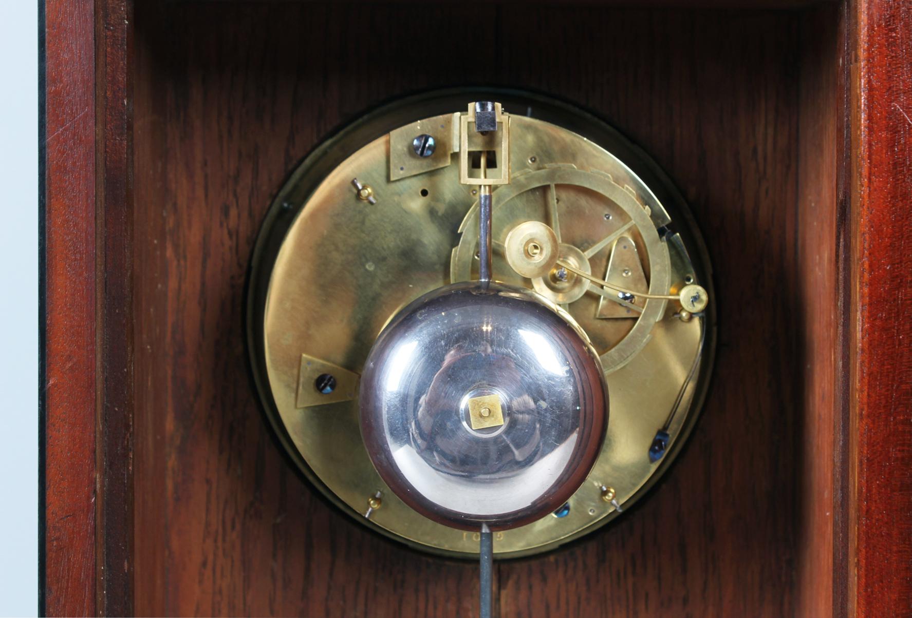 Early 19th Empire Mantel Clock, French Pendule, Retour d'Egypte, Mahogany 6