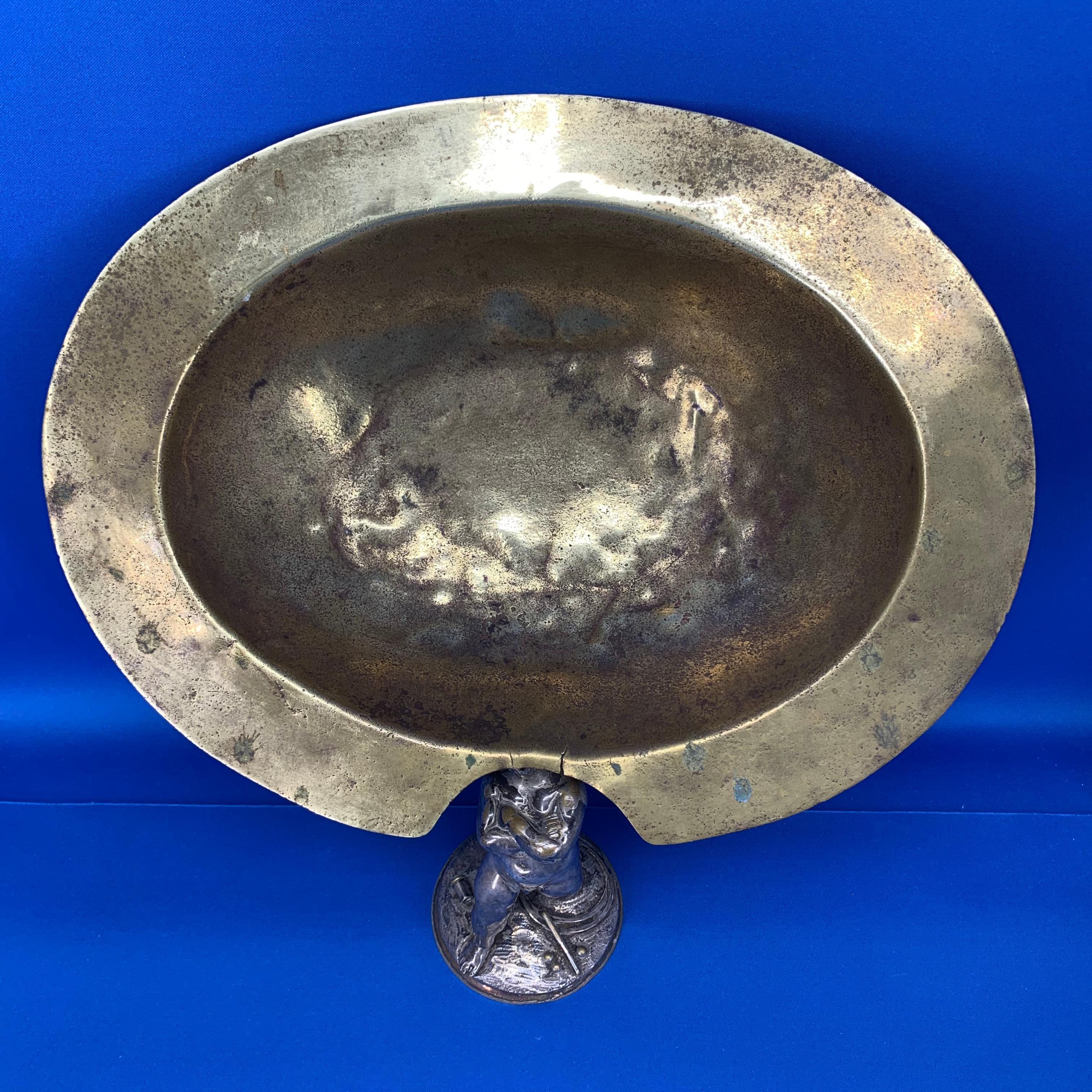 Early 19th European Brass Bowl For Sale 8
