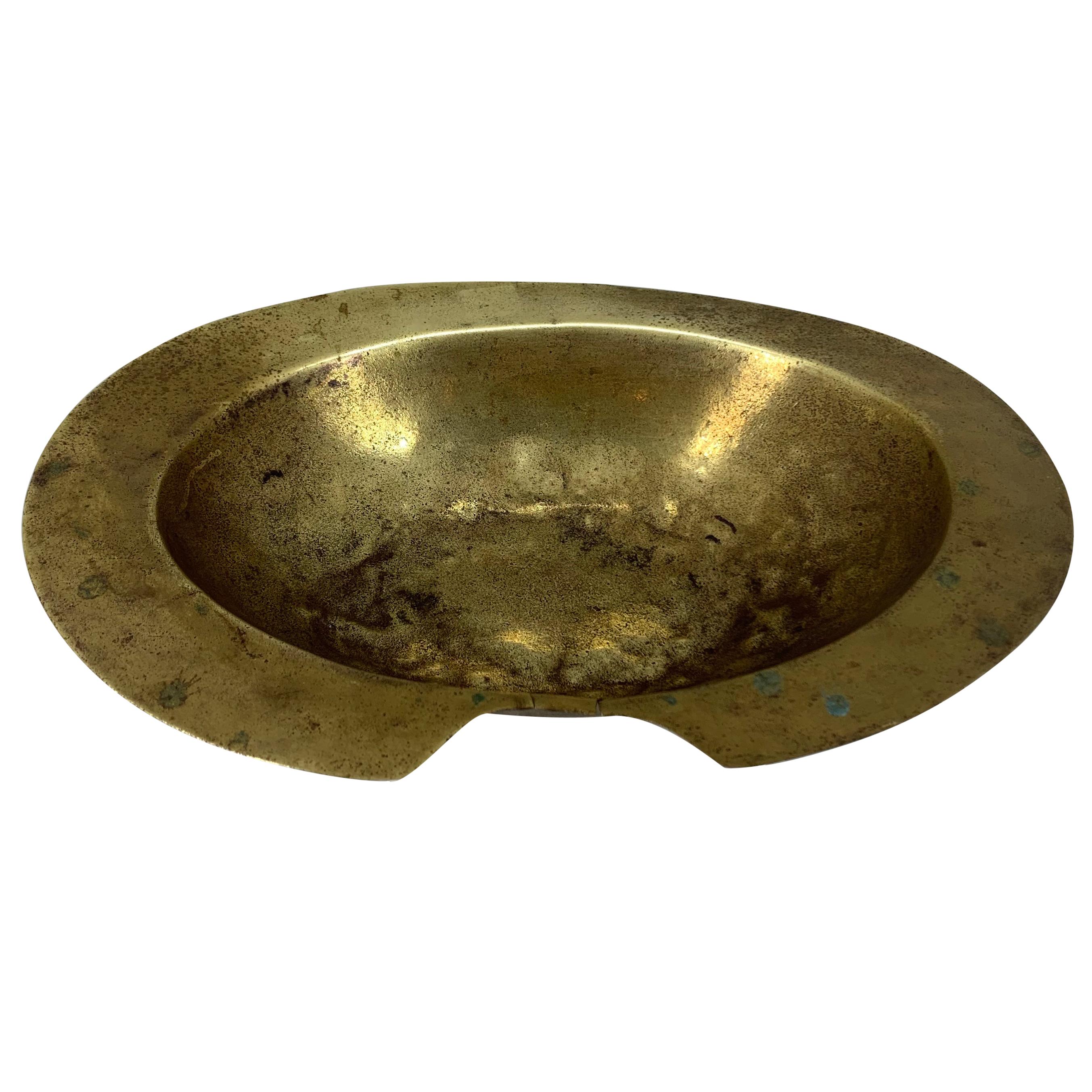 Early 19th European Brass Bowl For Sale