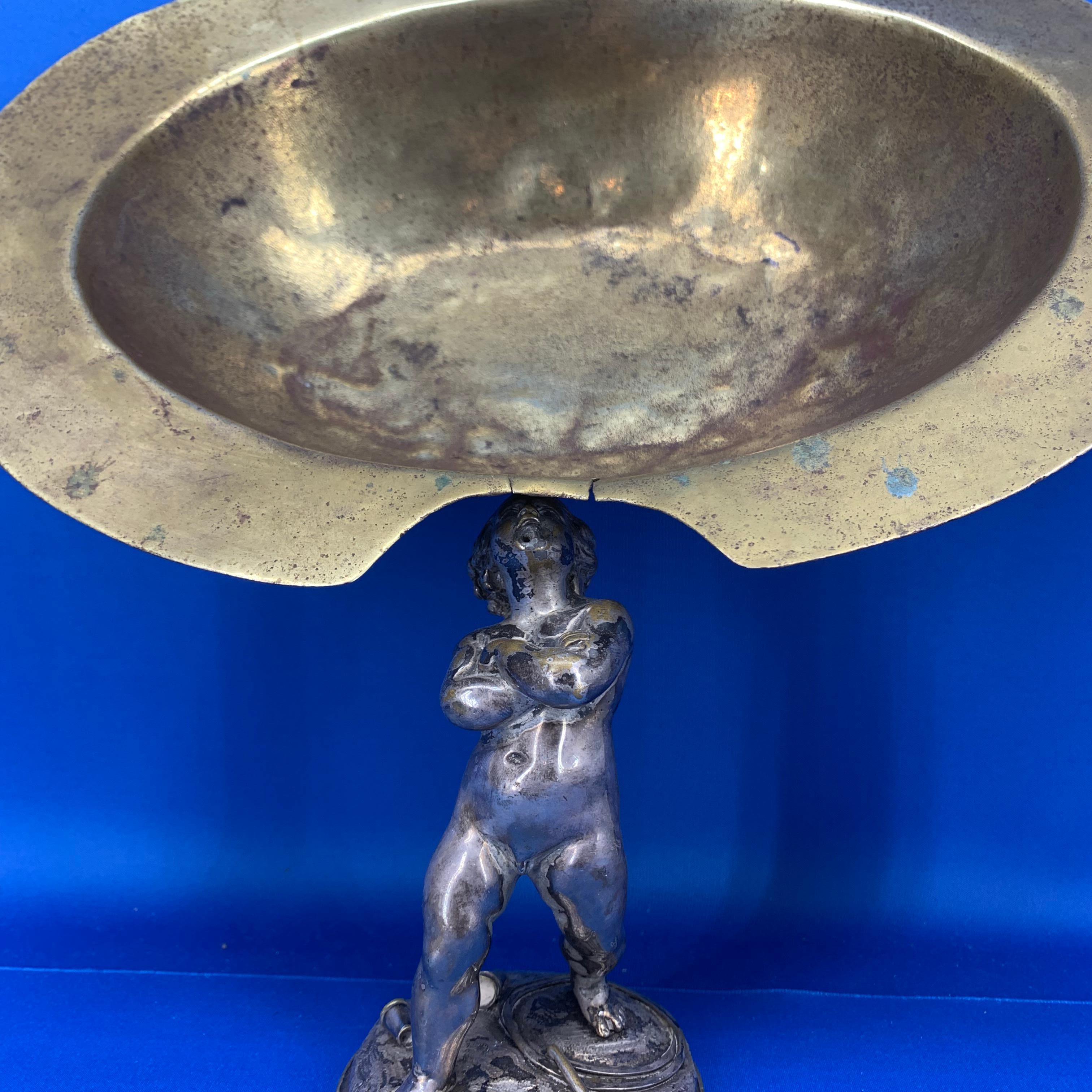 Early 19th European Brass Bowl For Sale 2